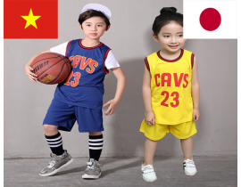 May đồ thể thao trẻ em xuất khẩu sang Nhật