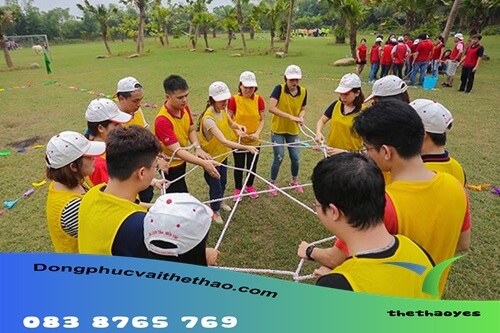 áo lưới chơi team building Bình Chánh 